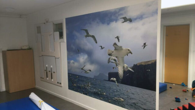 Veggjapríða - stórprent